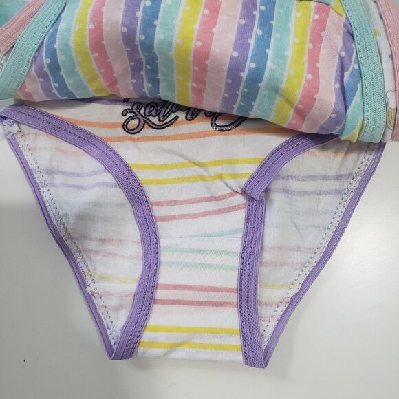 NWT Toddler‎ Girls Seven Pack Days of The Week Printed Panties - Multi Color 4T - Picture 10 of 11